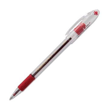 Pentel® R.s.v.p. Ballpoint Pen, Stick, Medium 1 Mm, Red Ink, Clear-red Barrel, Dozen freeshipping - TVN Wholesale